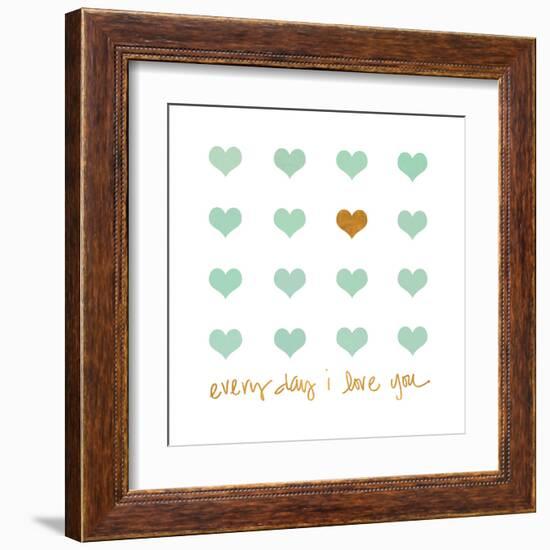 Everyday I Love You-Shelley Lake-Framed Art Print