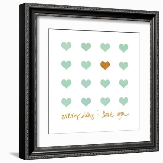 Everyday I Love You-Shelley Lake-Framed Art Print