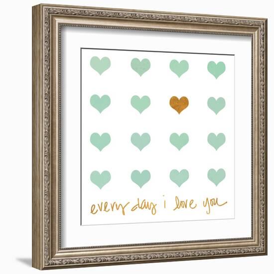 Everyday I Love You-Shelley Lake-Framed Art Print