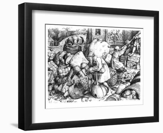 Everyman-Pieter Bruegel the Elder-Framed Giclee Print