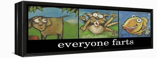 Everyone Farts Poster-Tim Nyberg-Framed Premier Image Canvas