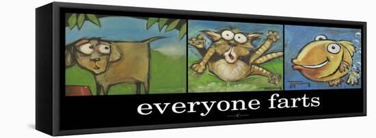 Everyone Farts Poster-Tim Nyberg-Framed Premier Image Canvas