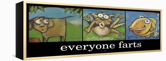 Everyone Farts Poster-Tim Nyberg-Framed Premier Image Canvas