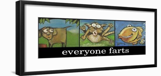 Everyone Farts Poster-Tim Nyberg-Framed Giclee Print