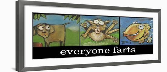 Everyone Farts Poster-Tim Nyberg-Framed Giclee Print