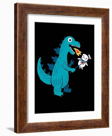 Everyone Loves Marshmallows-Michael Buxton-Framed Premium Giclee Print