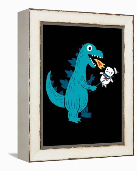 Everyone Loves Marshmallows-Michael Buxton-Framed Stretched Canvas