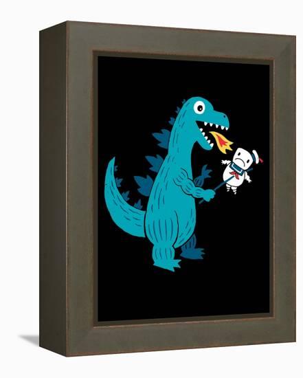 Everyone Loves Marshmallows-Michael Buxton-Framed Stretched Canvas