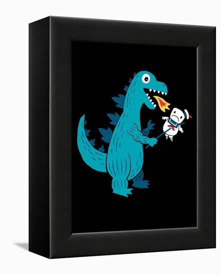 Everyone Loves Marshmallows-Michael Buxton-Framed Stretched Canvas