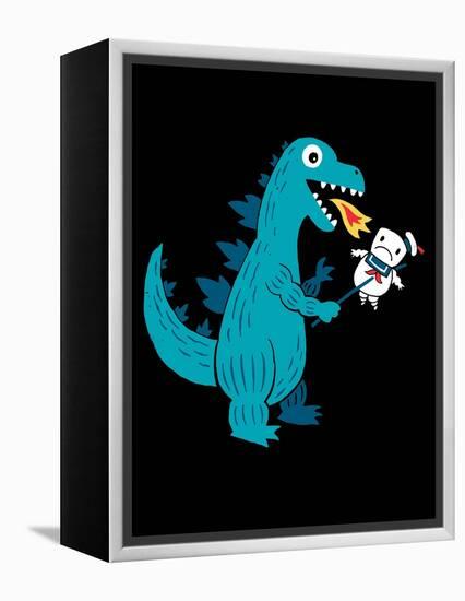 Everyone Loves Marshmallows-Michael Buxton-Framed Stretched Canvas