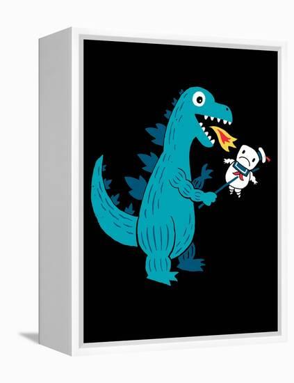 Everyone Loves Marshmallows-Michael Buxton-Framed Stretched Canvas