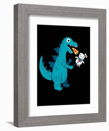 Everyone Loves Marshmallows-Michael Buxton-Framed Premium Giclee Print