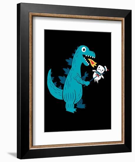 Everyone Loves Marshmallows-Michael Buxton-Framed Premium Giclee Print