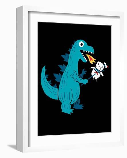 Everyone Loves Marshmallows-Michael Buxton-Framed Art Print