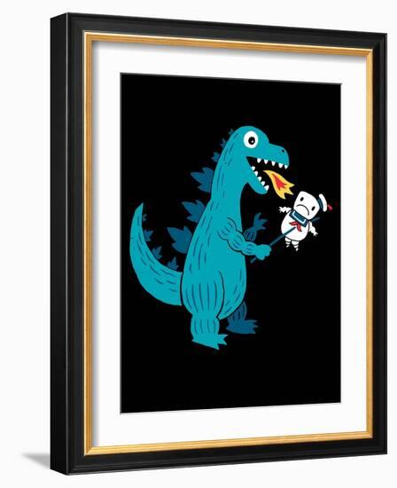 Everyone Loves Marshmallows-Michael Buxton-Framed Art Print