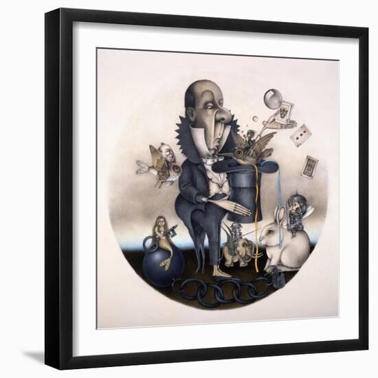 Everything But What He Was Looking For-Wayne Anderson-Framed Giclee Print