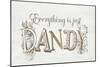 Everything Dandy Cream-Morgan Yamada-Mounted Art Print