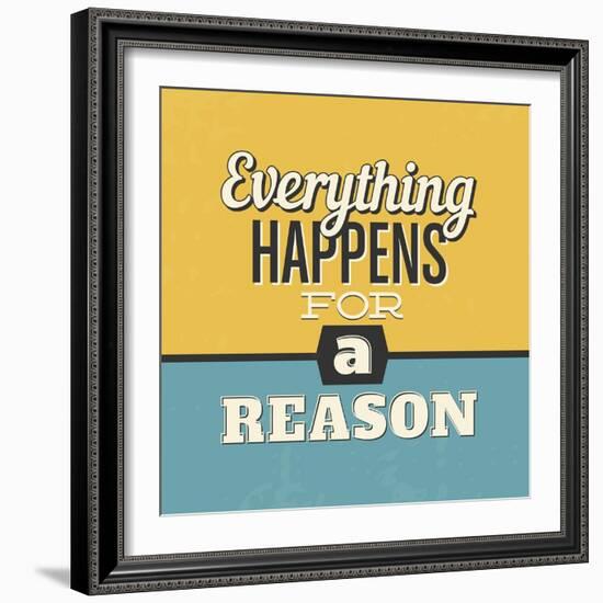 Everything Happens for a Reason-Lorand Okos-Framed Premium Giclee Print