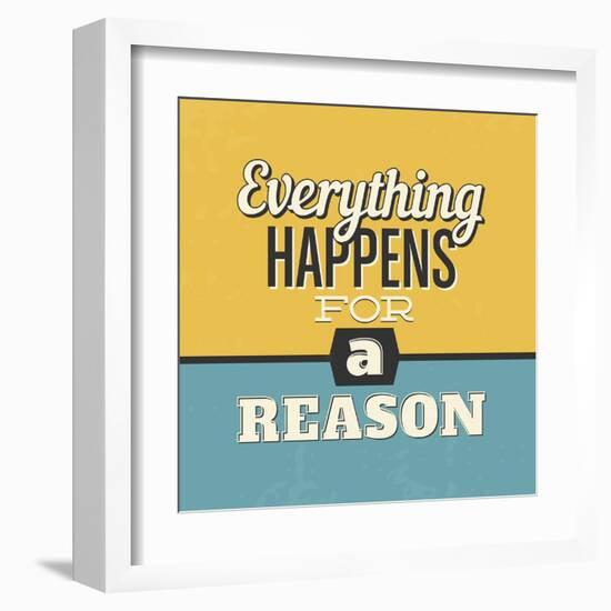 Everything Happens for a Reason-Lorand Okos-Framed Art Print