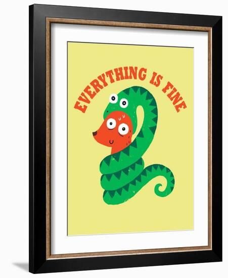 Everything Is Fine-Michael Buxton-Framed Art Print