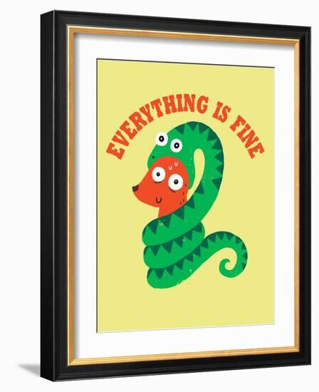 Everything Is Fine-Michael Buxton-Framed Art Print