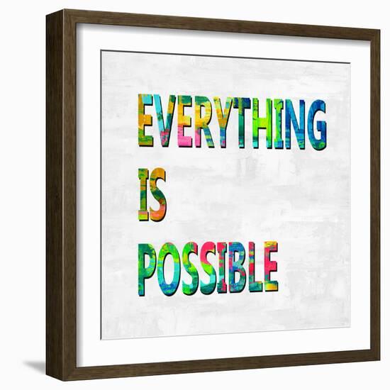 Everything is Possible Color-Jamie MacDowell-Framed Art Print