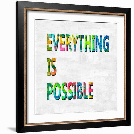 Everything is Possible Color-Jamie MacDowell-Framed Art Print
