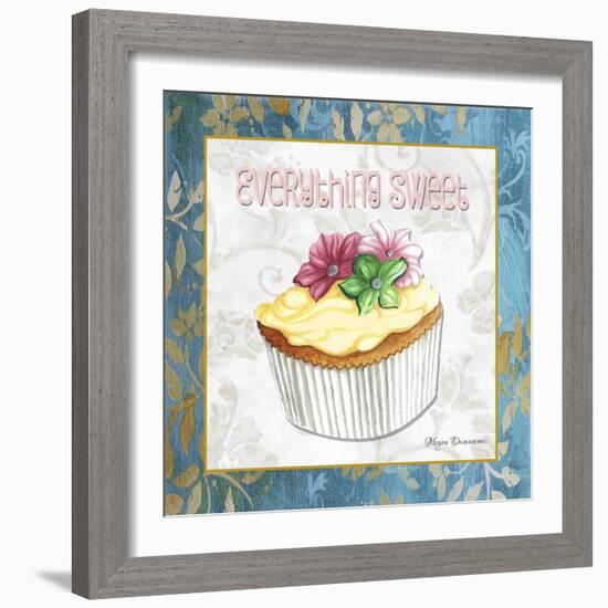 Everything Sweet Vanilla Cupcake-Megan Aroon Duncanson-Framed Giclee Print