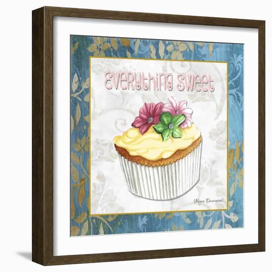 Everything Sweet Vanilla Cupcake-Megan Aroon Duncanson-Framed Giclee Print