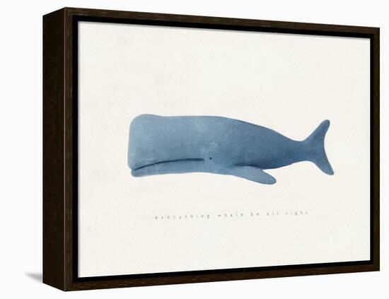 Everything Whale Be All Right-Leah Straatsma-Framed Stretched Canvas