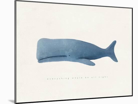 Everything Whale Be All Right-Leah Straatsma-Mounted Art Print