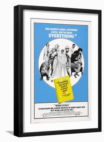 Everything You Always Wanted to Know About Sex,1972-null-Framed Giclee Print