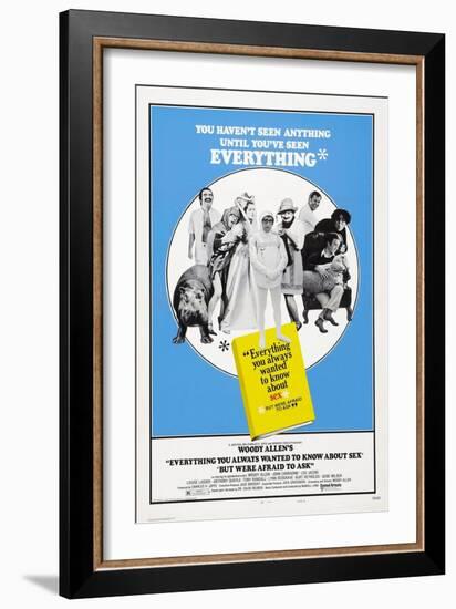 Everything You Always Wanted to Know About Sex,1972-null-Framed Giclee Print