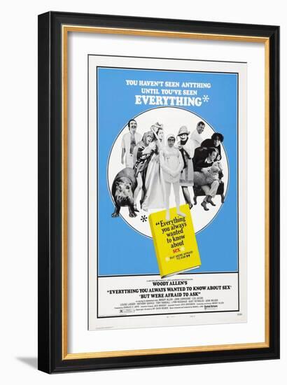 Everything You Always Wanted to Know About Sex,1972-null-Framed Giclee Print