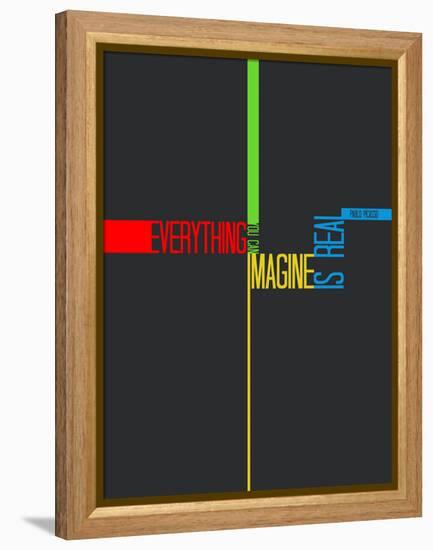 Everything you Imagine Poster-NaxArt-Framed Stretched Canvas