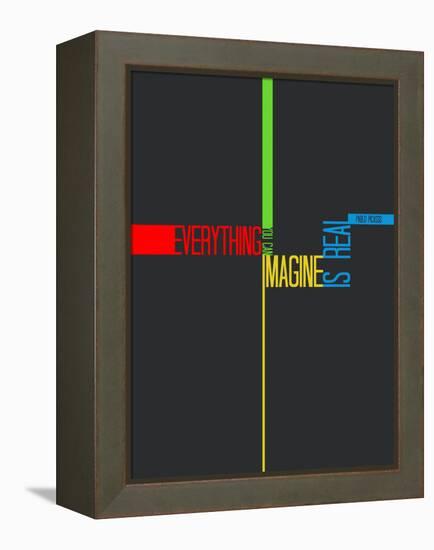 Everything you Imagine Poster-NaxArt-Framed Stretched Canvas