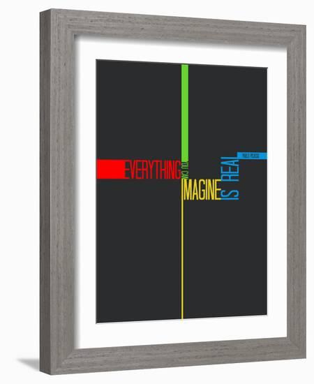 Everything you Imagine Poster-NaxArt-Framed Art Print