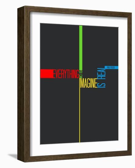 Everything you Imagine Poster-NaxArt-Framed Art Print