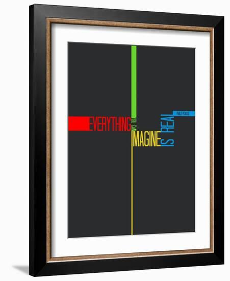 Everything you Imagine Poster-NaxArt-Framed Art Print