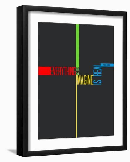 Everything you Imagine Poster-NaxArt-Framed Art Print