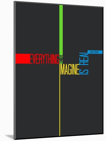 Everything you Imagine Poster-NaxArt-Mounted Art Print