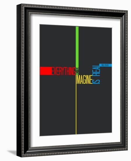 Everything you Imagine Poster-NaxArt-Framed Art Print