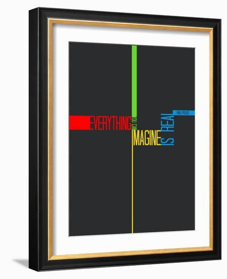 Everything you Imagine Poster-NaxArt-Framed Art Print