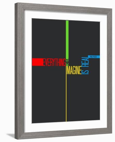 Everything you Imagine Poster-NaxArt-Framed Art Print