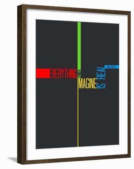 Everything you Imagine Poster-NaxArt-Framed Art Print