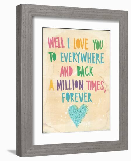 Everywhere And Back-Paula Mills-Framed Art Print