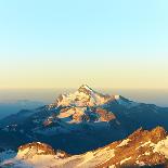 Alpine Landscape with Peaks Covered by Snow and Clouds-Evgeny Bakharev-Photographic Print