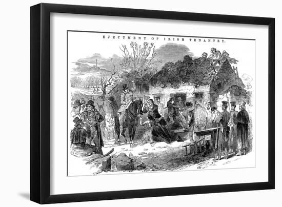 Evicted Irish Peasant Family, 1848-null-Framed Giclee Print