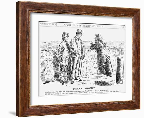 Evidence Olfactory, 1879-Charles Samuel Keene-Framed Giclee Print