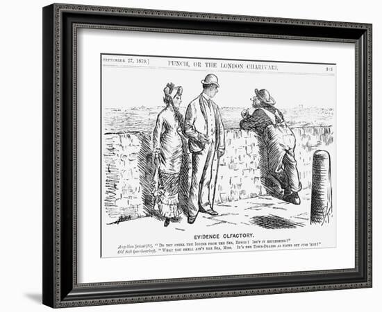 Evidence Olfactory, 1879-Charles Samuel Keene-Framed Giclee Print